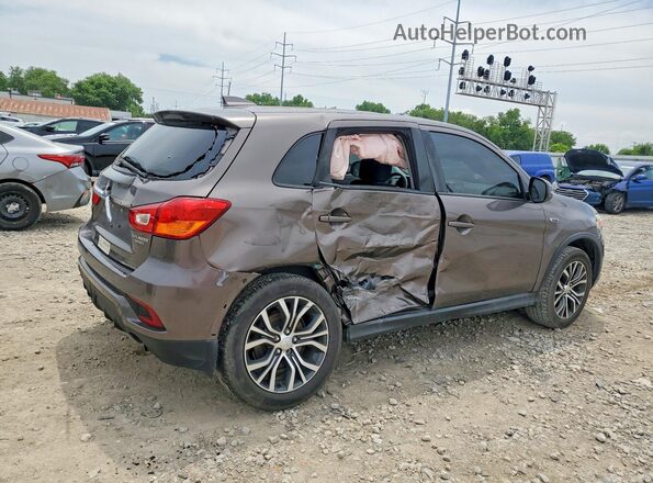 JA4AP3AU7JZ007540 2018 MITSUBISHI OUTLANDER Brown უკანა მარჯვენა