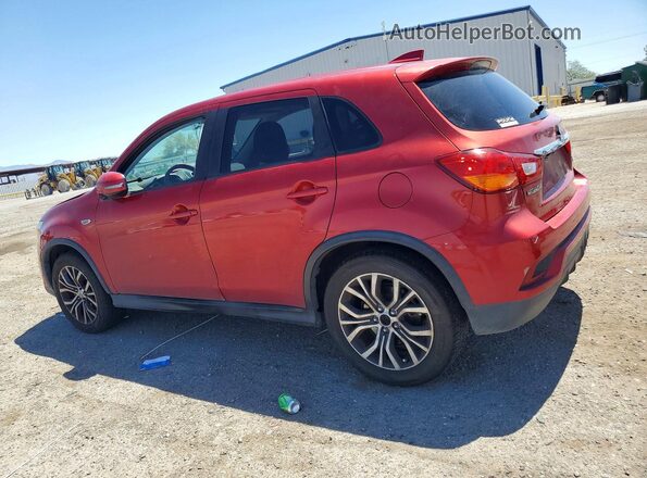JA4AP3AU7KU015877 2019 MITSUBISHI OUTLANDER Red Rear left