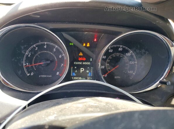 JA4AP3AU7KU015877 2019 MITSUBISHI OUTLANDER Red Instrument cluster view