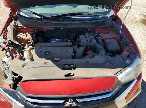 JA4AP3AU7KU015877 2019 MITSUBISHI OUTLANDER Red Rear interior view