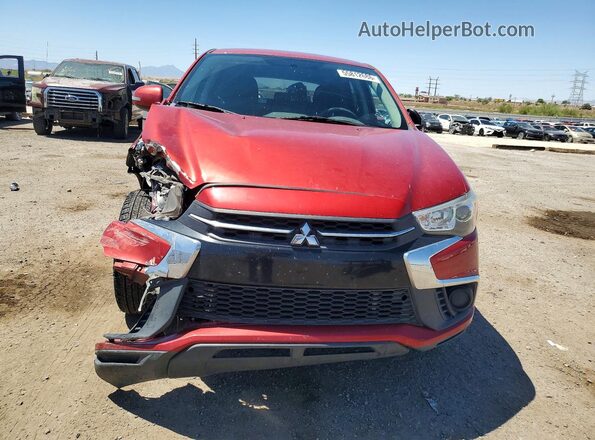 JA4AP3AU7KU015877 2019 MITSUBISHI OUTLANDER Red Front view
