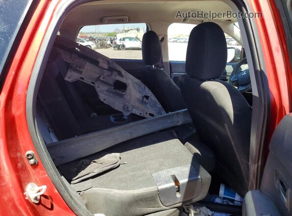 JA4AP3AU7KU015877 2019 MITSUBISHI OUTLANDER Red Rear seats view