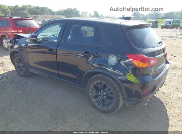 JA4AP3AU8KU023938 2019 MITSUBISHI OUTLANDER SPORT Black Հետևի ձախ