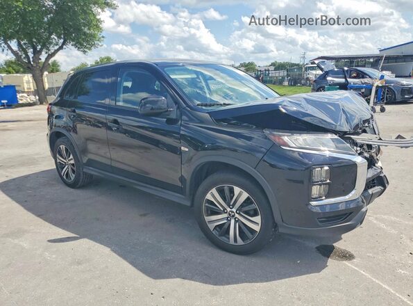 JA4AP3AU8LU016974 2020 MITSUBISHI OUTLANDER Black წინა მარჯვენა