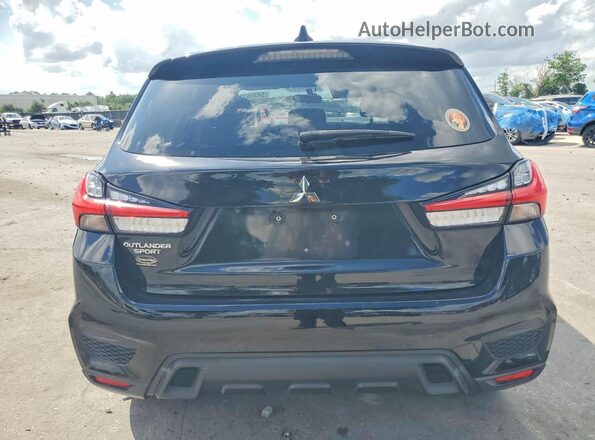JA4AP3AU8LU016974 2020 MITSUBISHI OUTLANDER Black უკანა ხედი