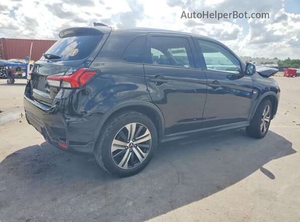 JA4AP3AU8LU016974 2020 MITSUBISHI OUTLANDER Black უკანა მარჯვენა