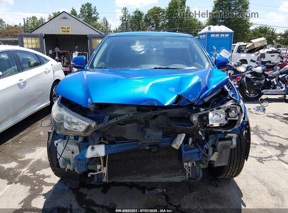 JA4AP3AU9HZ065496 2017 MITSUBISHI OUTLANDER SPORT Blue Вид щитка приладів