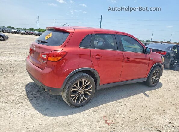 JA4AP3AUXGZ064226 2016 MITSUBISHI OUTLANDER Red Tył prawy