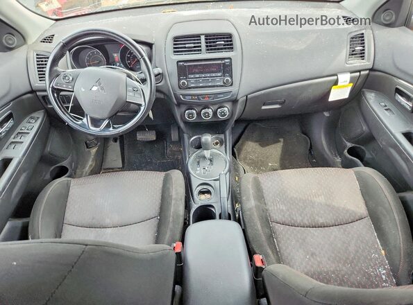 JA4AP3AUXHZ004321 2017 MITSUBISHI OUTLANDER Red Widok zestawu wskaźników
