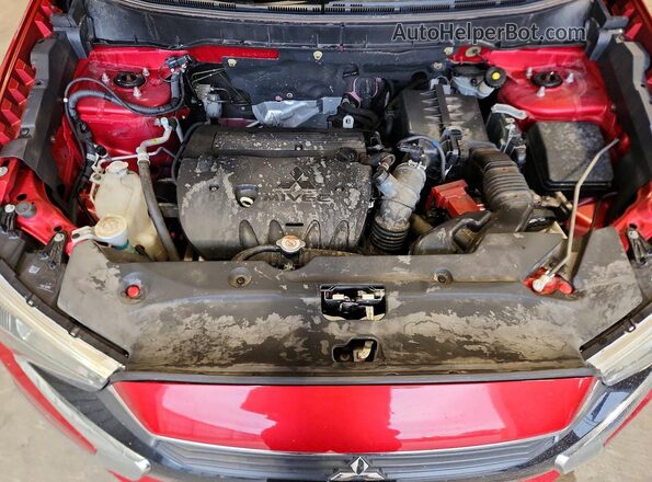 JA4AP3AUXHZ009017 2017 MITSUBISHI OUTLANDER Red Rear interior view