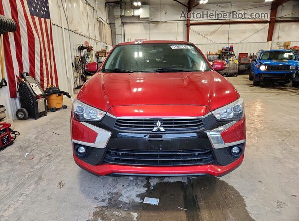 JA4AP3AUXHZ009017 2017 MITSUBISHI OUTLANDER Red Front view