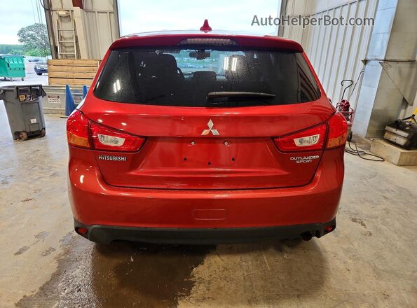 JA4AP3AUXHZ009017 2017 MITSUBISHI OUTLANDER Red Rear view