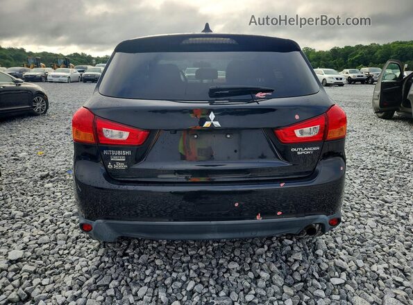 JA4AP3AUXHZ041675 2017 MITSUBISHI OUTLANDER Black Rear view
