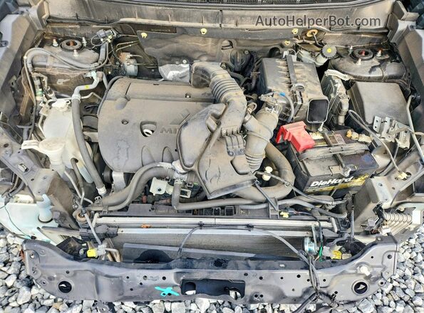 JA4AP3AUXHZ041675 2017 MITSUBISHI OUTLANDER Black Engine compartment view