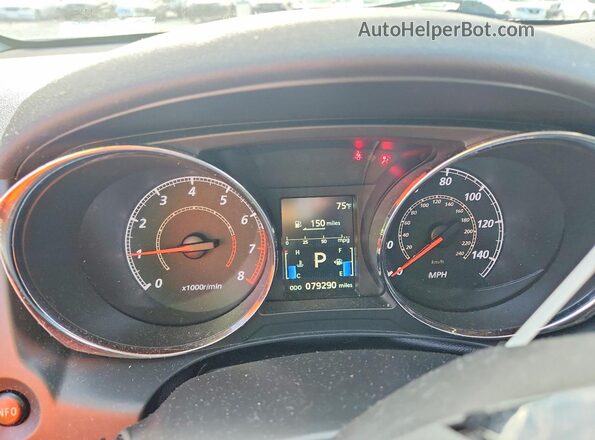 JA4AP3AUXHZ041675 2017 MITSUBISHI OUTLANDER Black Instrument cluster view