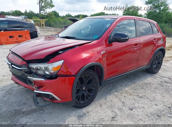 JA4AP3AUXJZ022422 2018 MITSUBISHI OUTLANDER SPORT Red Przód lewy