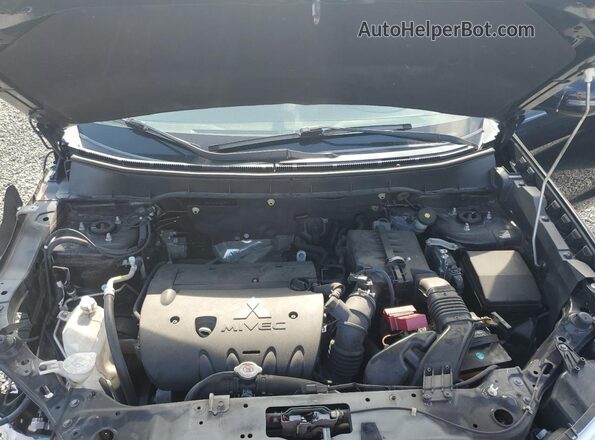JA4AP3AUXJZ022940 2018 MITSUBISHI OUTLANDER Black Engine compartment view