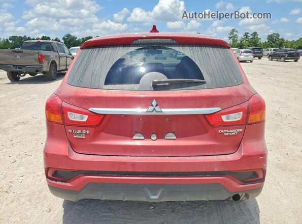 JA4AP3AUXKU024606 2019 MITSUBISHI OUTLANDER Red Հետևի տեսք