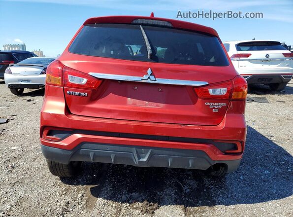 JA4AP3AW3JZ036132 2018 MITSUBISHI OUTLANDER Red Vista trasera