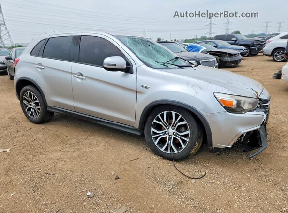 JA4AP3AW6JU015904 2018 MITSUBISHI OUTLANDER Silver Передня права чверть