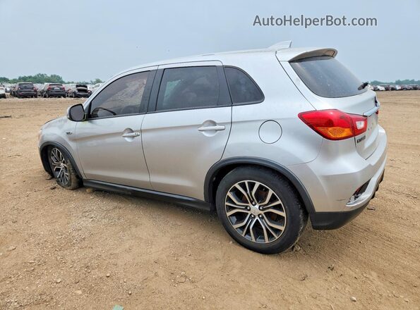 JA4AP3AW6JU015904 2018 MITSUBISHI OUTLANDER Silver Задня ліва чверть