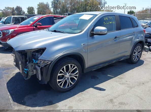 JA4AP3AW6JZ008129 2018 MITSUBISHI OUTLANDER SPORT Gray წინა მარცხენა ხედი სამი მეოთხედიდან