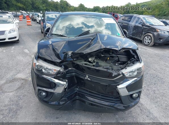 JA4AP3AW7HZ017416 2017 MITSUBISHI OUTLANDER SPORT Black Widok zestawu wskaźników