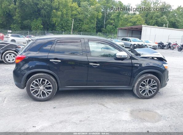 JA4AP3AW7HZ017416 2017 MITSUBISHI OUTLANDER SPORT Black Widok wnętrza z tyłu