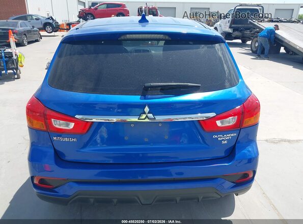 JA4AP3AW8JU026127 2018 MITSUBISHI OUTLANDER SPORT Blue 