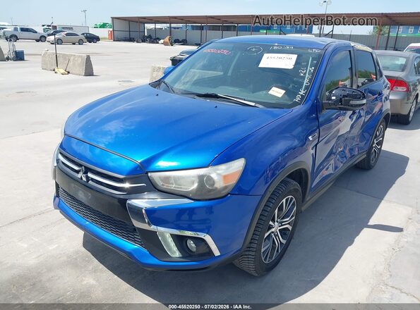 JA4AP3AW8JU026127 2018 MITSUBISHI OUTLANDER SPORT Blue Front left