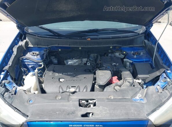 JA4AP3AW8JU026127 2018 MITSUBISHI OUTLANDER SPORT Blue Rear view