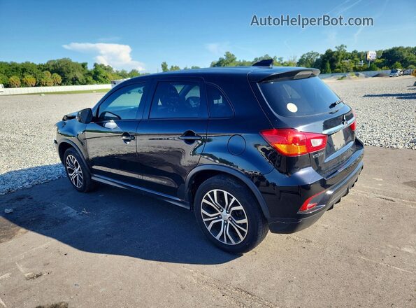 JA4AP3AW8JZ032772 2018 MITSUBISHI OUTLANDER Black უკანა მარცხენა
