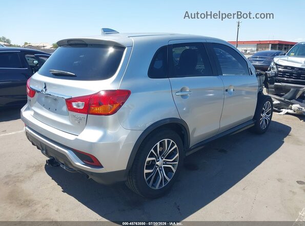 JA4AP3AW9JU026086 2018 MITSUBISHI OUTLANDER SPORT Silver Задня права чверть
