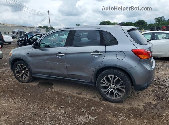 JA4AP3AWXHZ030063 2017 MITSUBISHI OUTLANDER Серебряный Задняя левая четверть