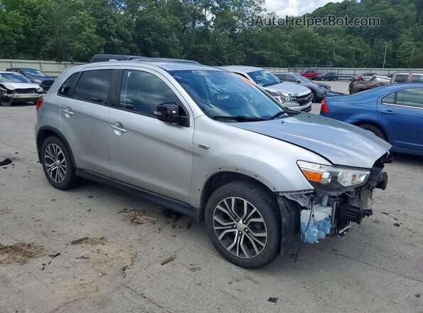 JA4AP3AWXJU017607 2018 MITSUBISHI OUTLANDER Silver Przód prawy