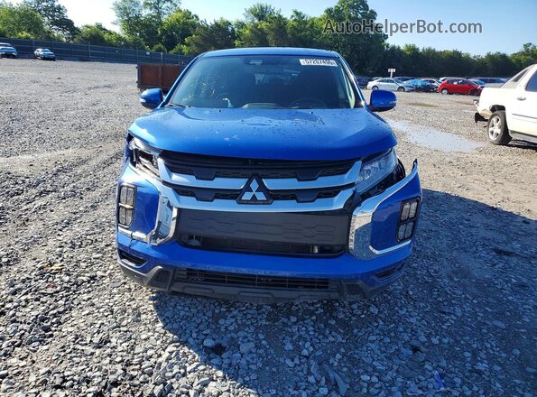 JA4AP4AU0LU008082 2020 MITSUBISHI OUTLANDER Blue Vista frontal