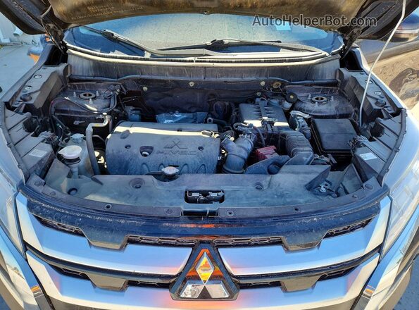 JA4AP4AU1LU004459 2020 MITSUBISHI OUTLANDER Brown ძრავის განყოფილების ხედი
