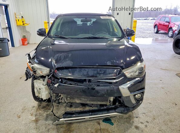 JA4AP4AU3KU021505 2019 MITSUBISHI OUTLANDER Black Դիմացի տեսք