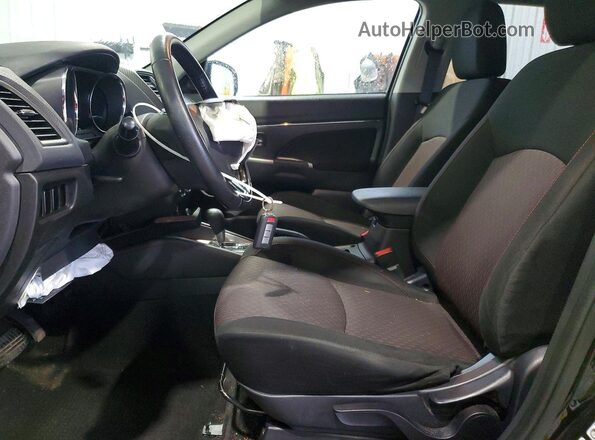 JA4AP4AU3KU021505 2019 MITSUBISHI OUTLANDER Black Սալոնի դիմացի տեսք