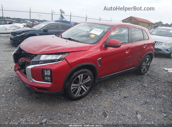 JA4AP4AU5LU006456 2020 MITSUBISHI OUTLANDER SPORT Red წინა მარცხენა ხედი სამი მეოთხედიდან