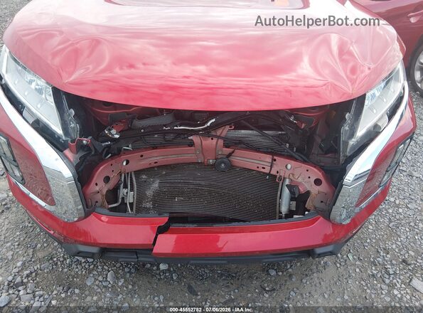 JA4AP4AU5LU006456 2020 MITSUBISHI OUTLANDER SPORT Red წინა ხედი