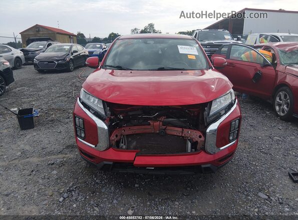 JA4AP4AU5LU006456 2020 MITSUBISHI OUTLANDER SPORT Red უკანა სალონის ხედი