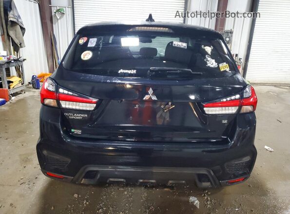 JA4AP4AU7LU025753 2020 MITSUBISHI OUTLANDER Black Вид ззаду