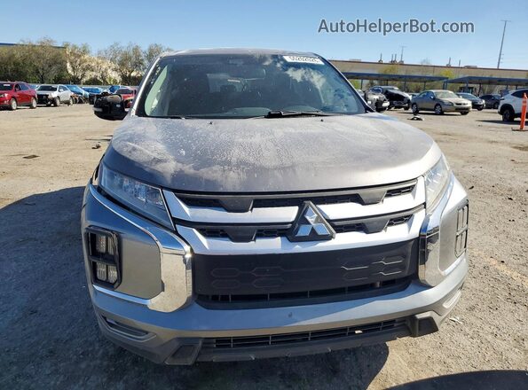 JA4AP4AU8LU026071 2020 MITSUBISHI OUTLANDER Gray Դիմացի տեսք