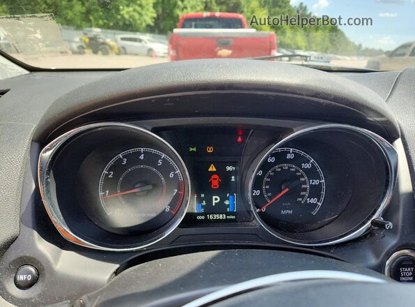 JA4AP4AW1GZ029257 2016 MITSUBISHI OUTLANDER Black Instrument cluster view