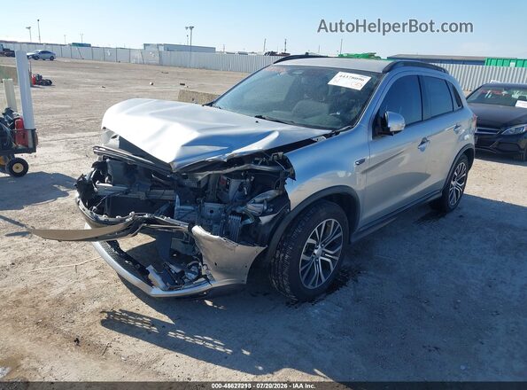 JA4AP4AW1KU006065 2019 MITSUBISHI OUTLANDER SPORT Silver Передня ліва чверть