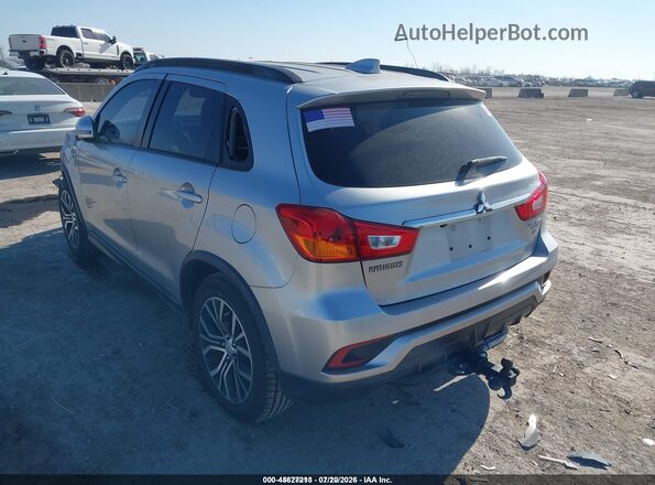 JA4AP4AW1KU006065 2019 MITSUBISHI OUTLANDER SPORT Silver Задня ліва чверть