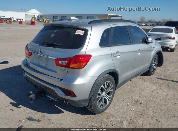 JA4AP4AW1KU006065 2019 MITSUBISHI OUTLANDER SPORT Silver Задня права чверть