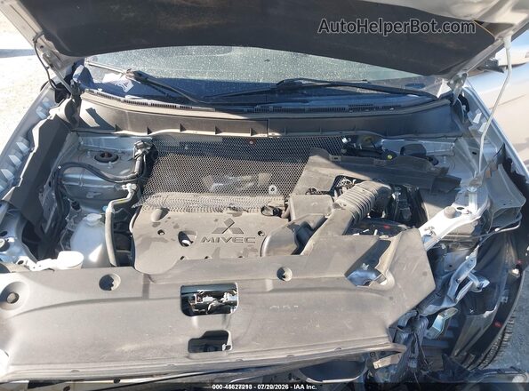 JA4AP4AW1KU006065 2019 MITSUBISHI OUTLANDER SPORT Silver Вид ззаду