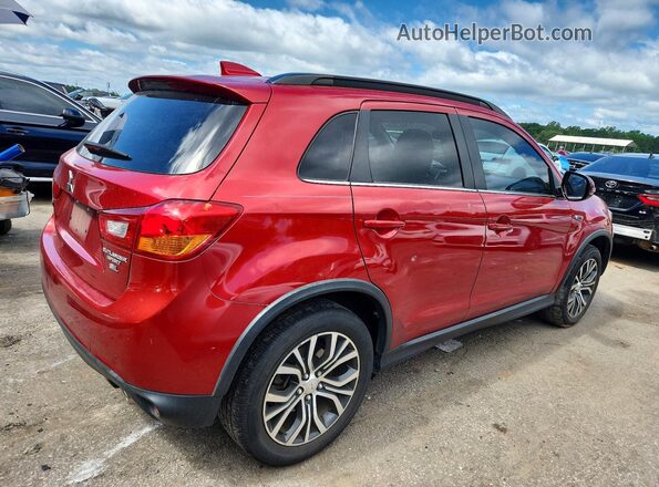 JA4AP4AW2HZ061927 2017 MITSUBISHI OUTLANDER Red Tył prawy